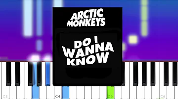 Arctic Monkeys - Do I Wanna Know (Piano Tutorial)
