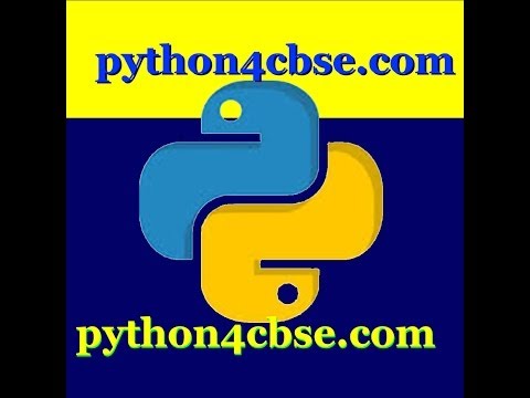 Python Tutorial CBSE Computer Science   LIST  1 Lesson 9