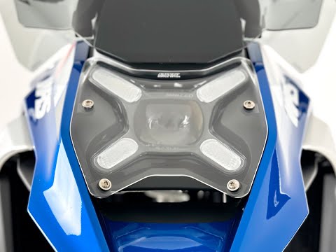 LENTILLE DE PROTECTION DE PHARE TRANSPARENTE WRS BMW R 1300 GS 2023-2024 vidéo