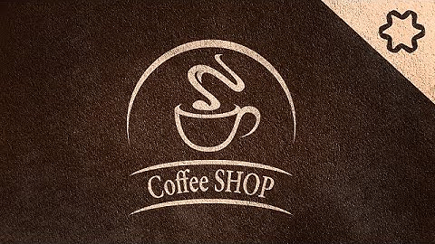 Logo Design Tutorial - Coffee Vintage Logo Design (No Speed art) - Drink Coffee Cup Logo Design