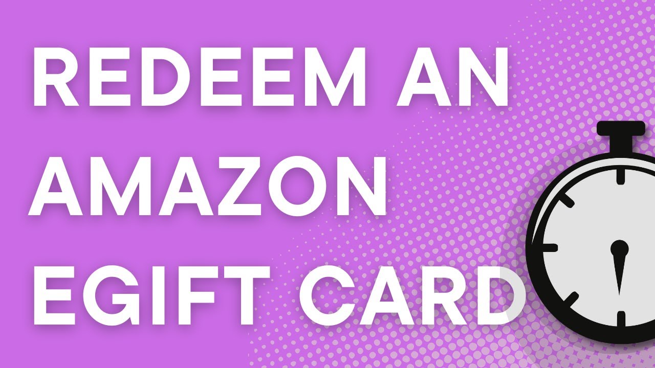 How to redeem an Amazon e-gift card, step by step (2024) - YouTube
