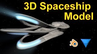 How to Build a 3D Model Spaceship Project File