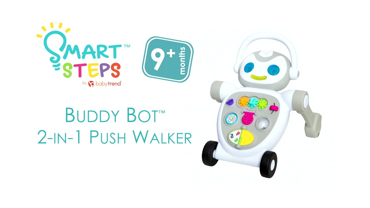 Smart Steps by Baby Trend Buddy Bot™ 2 in 1 Push Walker by Smart Steps™