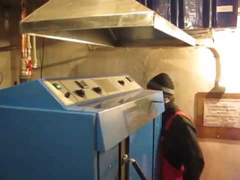 Схема обвязки, работа твердотопливного котла пиролизного горения Atmos DC100 (Атмос) видео обзор