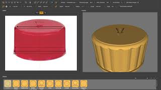 IC3D| How to make a ribbed cap the easy way
