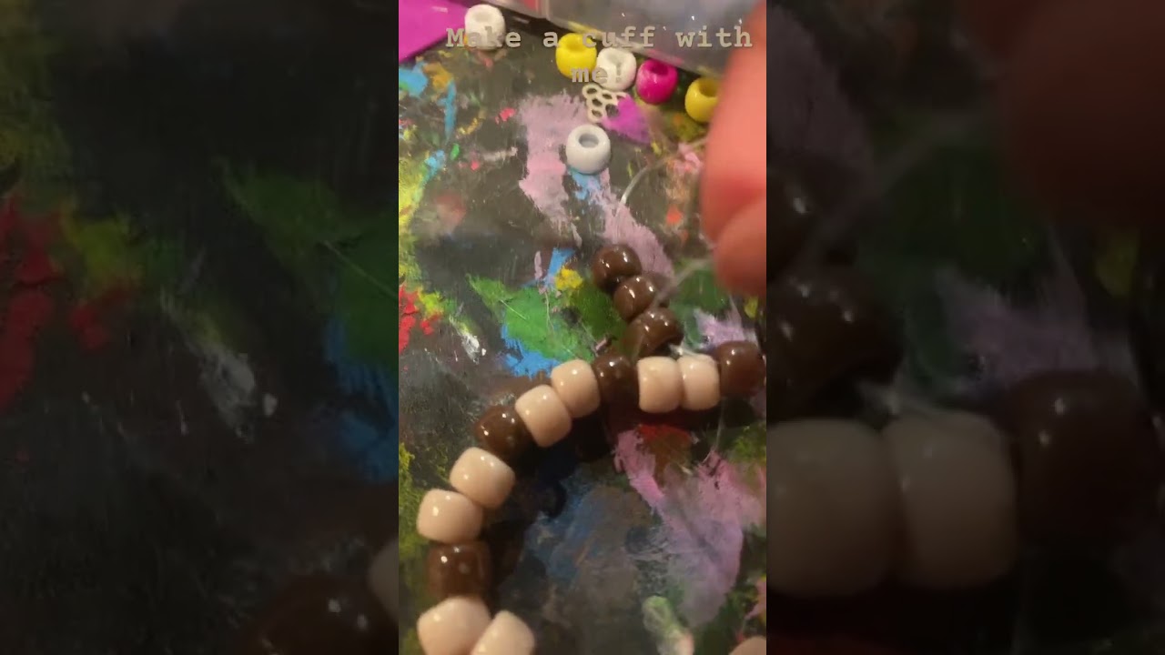 Made a cuff! #therain #bracelet #kandi #cuff