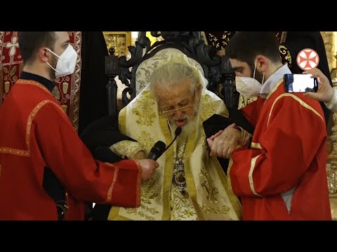 პატრიარქმა ყოვლადწმინდა სამების სახელობის საპატრიარქო ტაძარში შენდობის ლოცვა აღავლინა