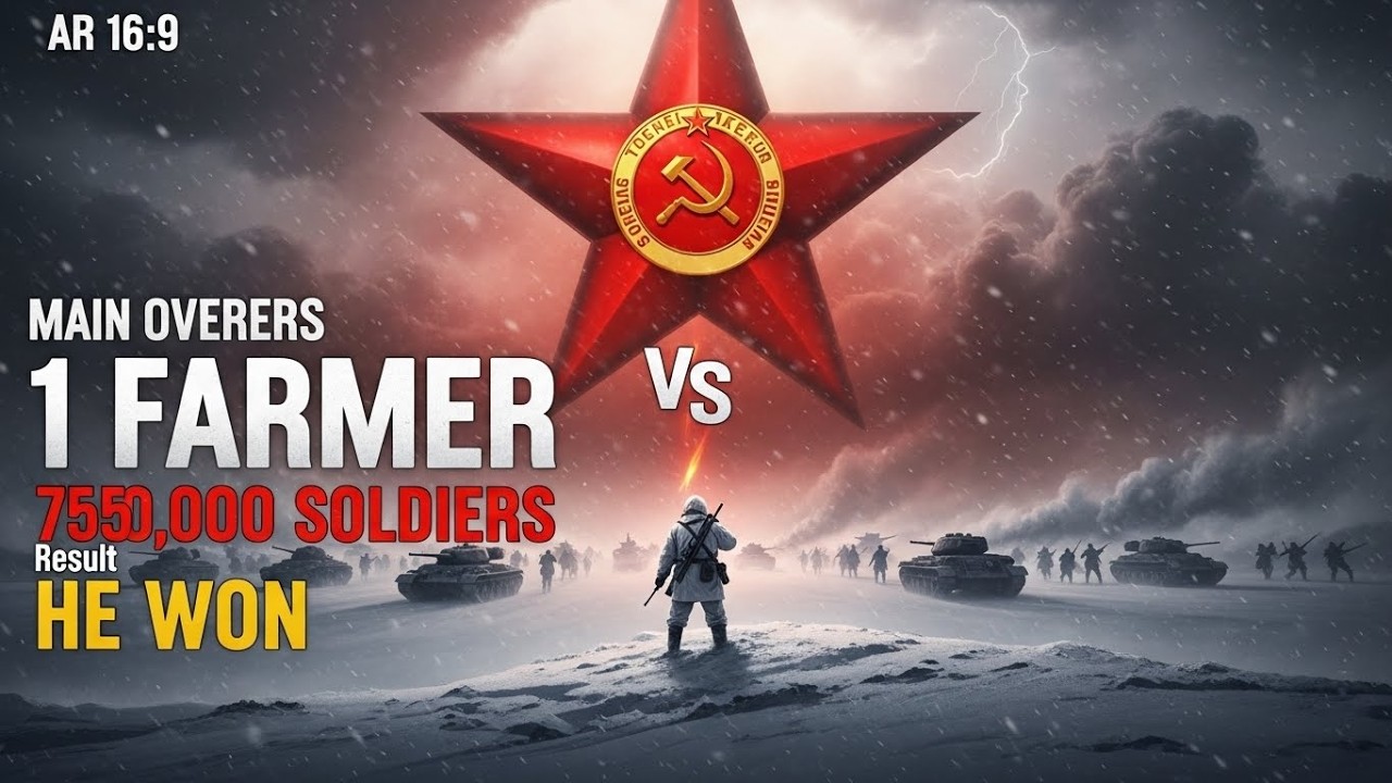 The Farmer Who Killed 542 Soviet Soldiers With No Scope — They Called Him "White Death"