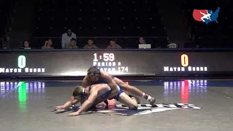 Caldwell (UNI) dec. Mergen (AF), 174 lbs.