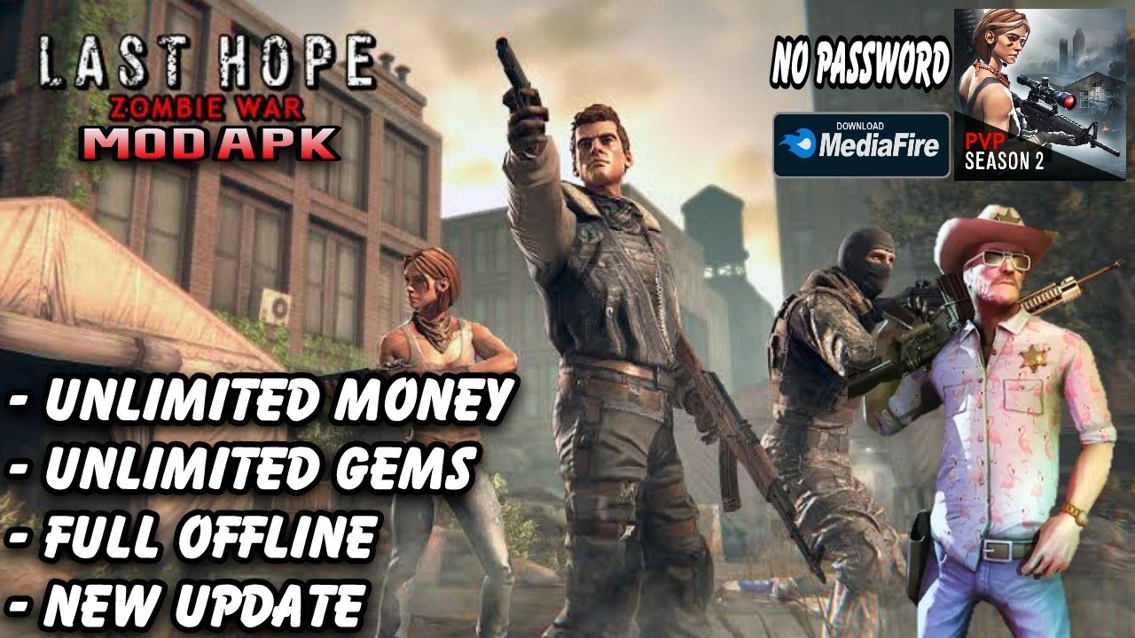 Last Hope Sniper Zombie War Mod Apk Terbaru Unlimited Money
