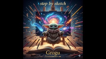 Draw Grogu (Baby Yoda) Step-by-Step for Beginners! The Mandalorian Art 🎨👶✨