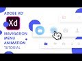 Navigation Menu Animation in Adobe Xd | Auto Animate Tutorial | Design Weekly