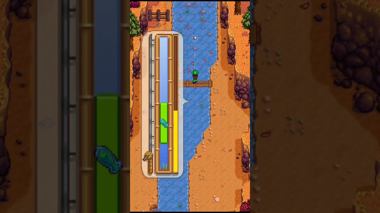 Catching Tiger Trout Fish in Stardew Valley #shorts #stardewvalley