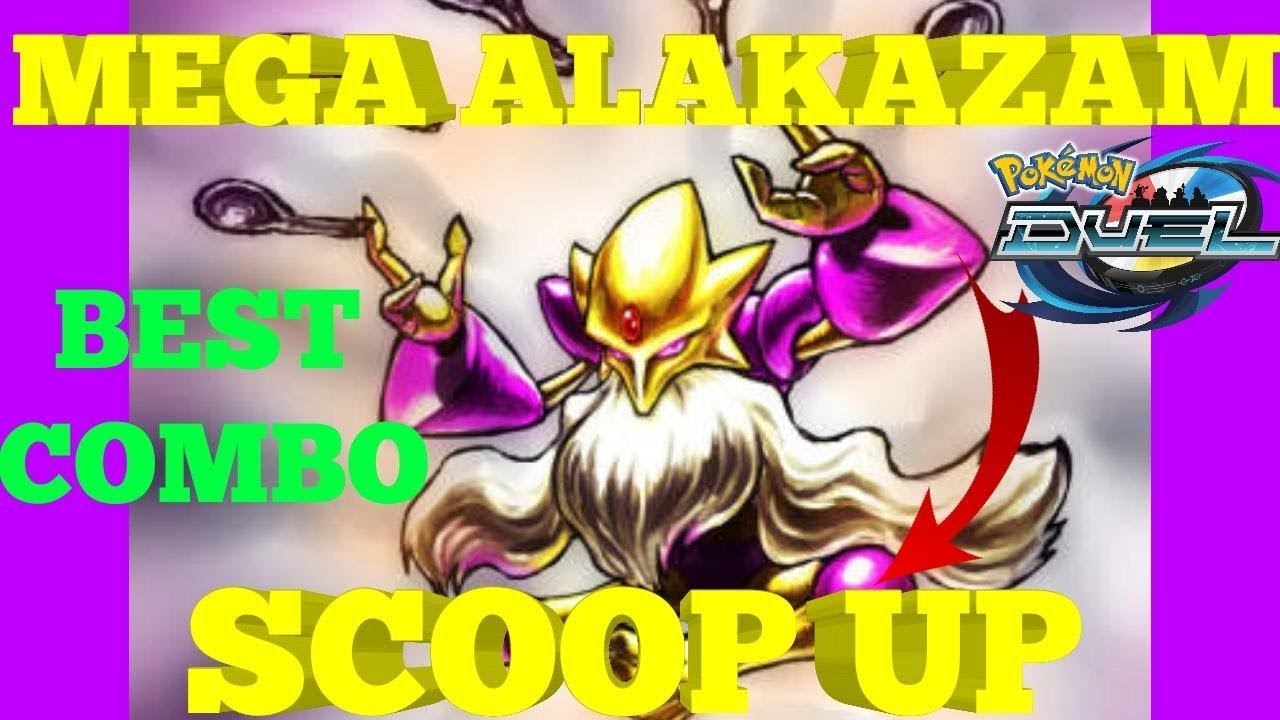 POKEMON DUEL | MEGA ALAKAZAM + SCOOP UP IS THE BEST COMBO NOW!!!