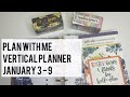 Classic Vertical Plan with Me: January 3 - 9 #pwm #happyplanner