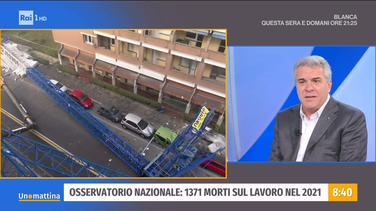 L'inchiesta sul crollo della gru: Torino in lutto - Unomattina - 20/12/2021
