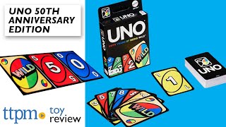 UNO 50th Anniversary Card Deck from Mattel | Game Review