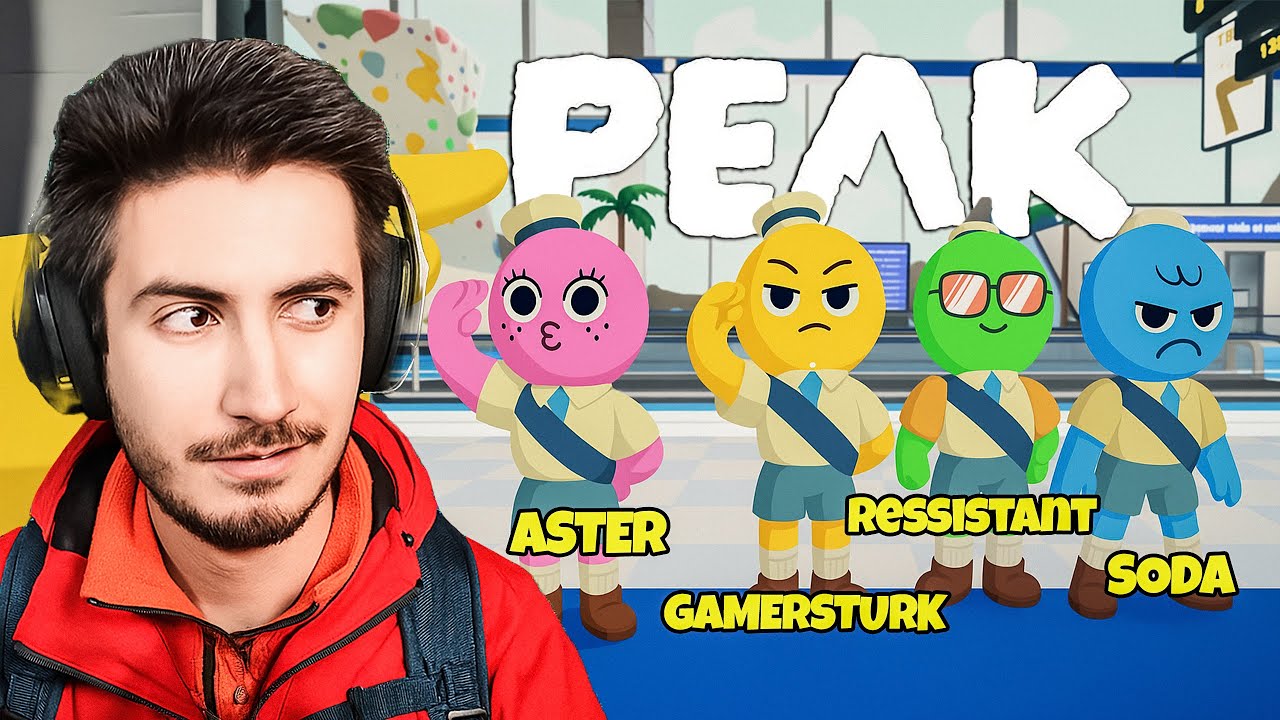 EKİPLE GÜLMEKTEN OYNAYAMADIĞIMIZ DAĞ TIRMANMA OYUNU PEAK 😂