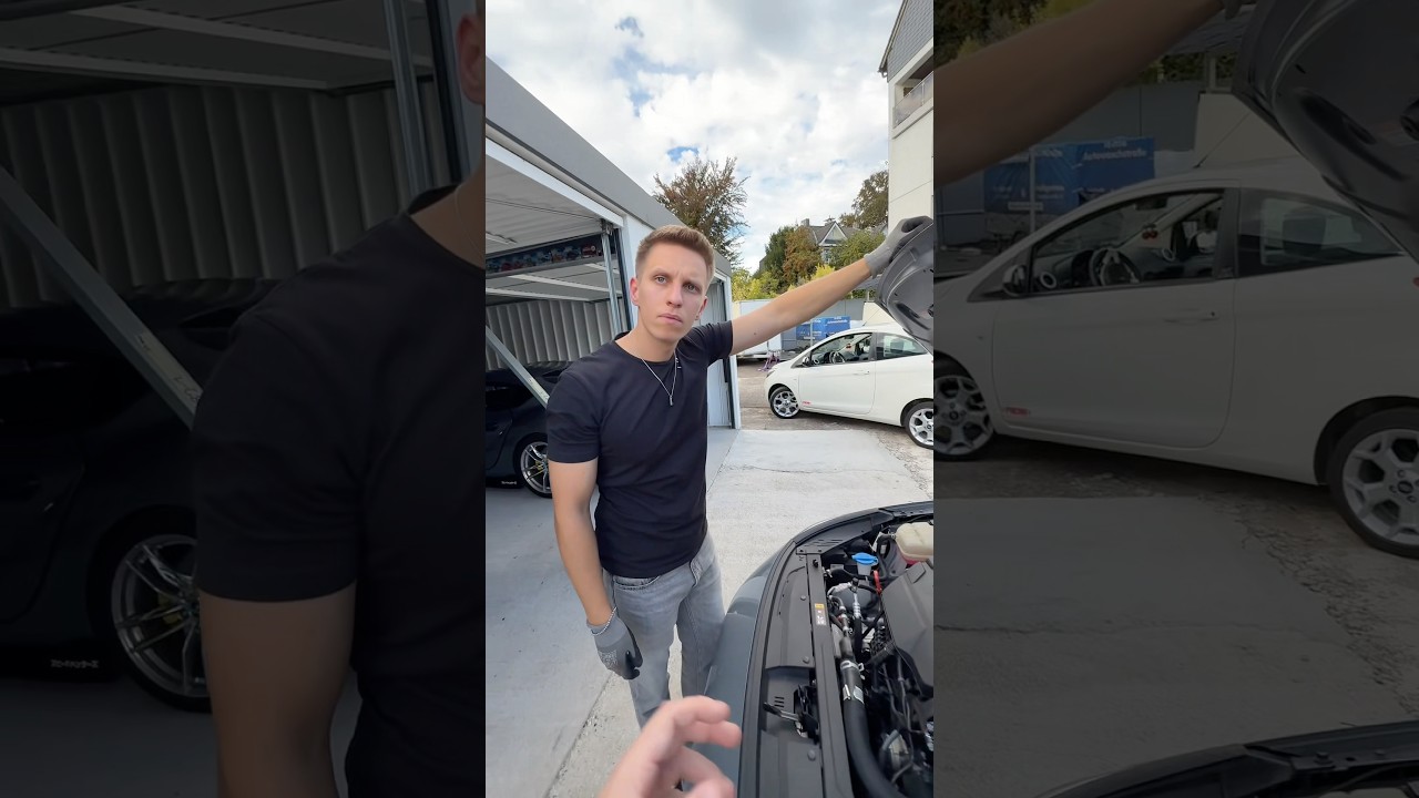 Das letzte Mal dass ich bei seinem Auto helfe 🙂↕️ #auto #mechaniker #reparatur #hyundai #i30n