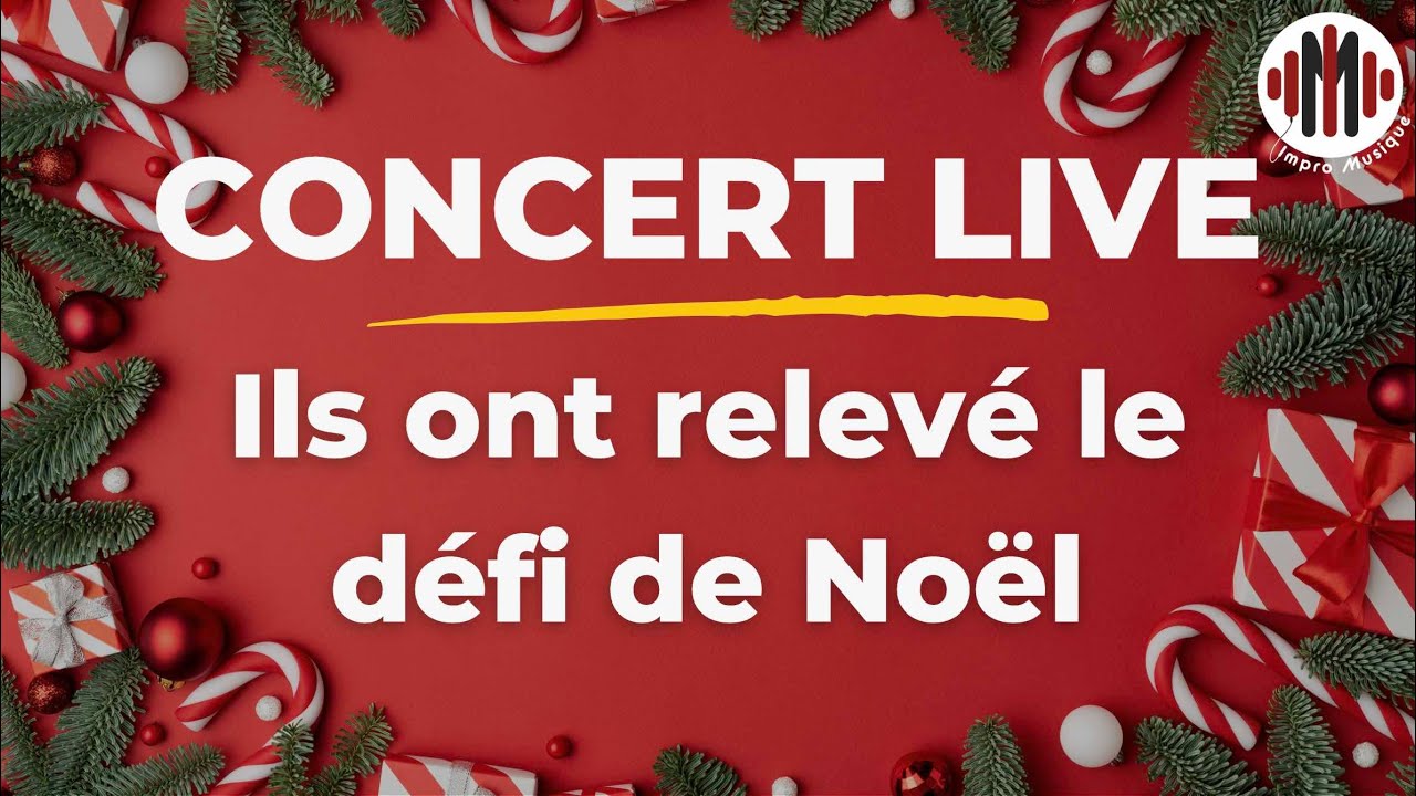 LIVE - Défi de Noël (Improvisation au piano) - YouTube