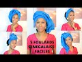 5 moussor chantoum  foulard sngalais simple  mode korit 2022