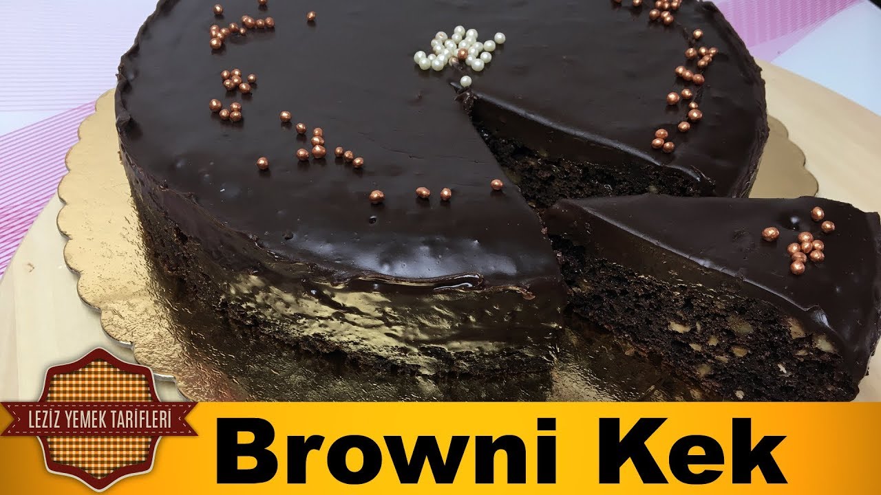 Browni Kek Tarifi (Islak Kek) Çikolatalı Browni Kek Nasıl Yapılır