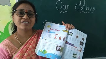 class 2 EVS lesson 4 our clothes part 1