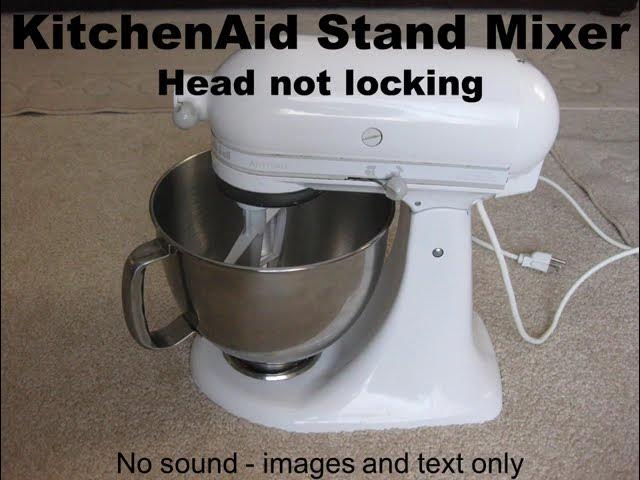 Kitchenaid Classic White For Parts Repair Turns On Bushings Need Replacement