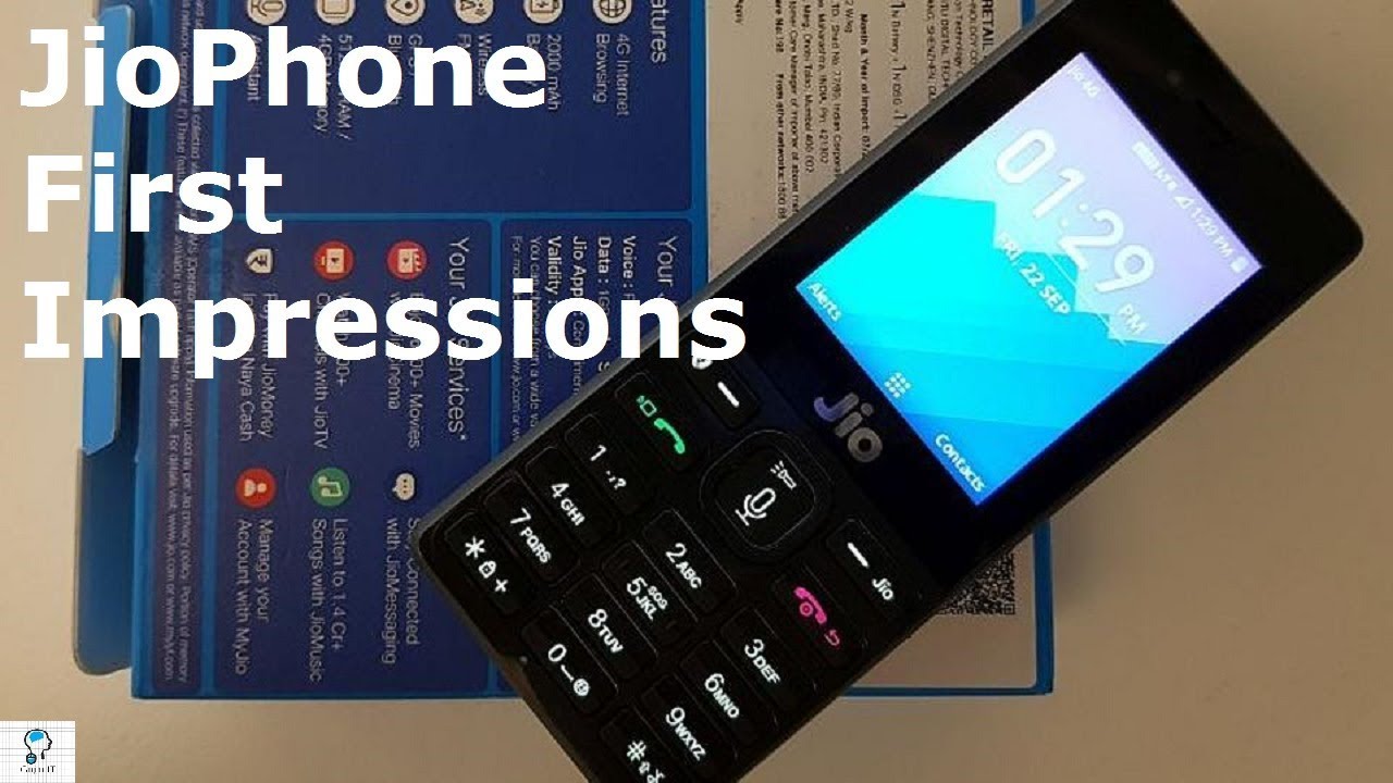 JioPhone First Impressions | Reliance JioPhone Review | Gujju IT