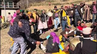 बसुट देउली में नाटी कुछ इस तरह देऊ जरासंद ज्वालापुर की ।9015394500