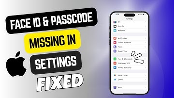 🔒 Face ID & Passcode Option Missing in iPhone Settings? | Fix It Now!