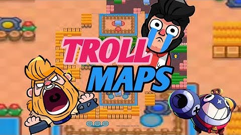 Playing Funniest troll maps ever with friends in Brawl Stars|bs|BuzzyGames