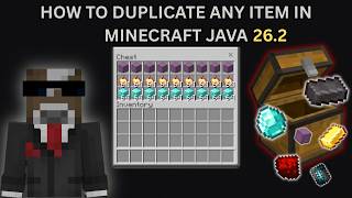 HOW TO DUPLICATE ANY ITEM IN MINECRAFT JAVA 26.2