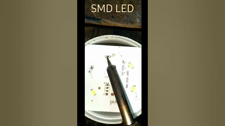 🔴 SMD 🔴 LED 🔴 removing from normal lead soldering tool #shorts