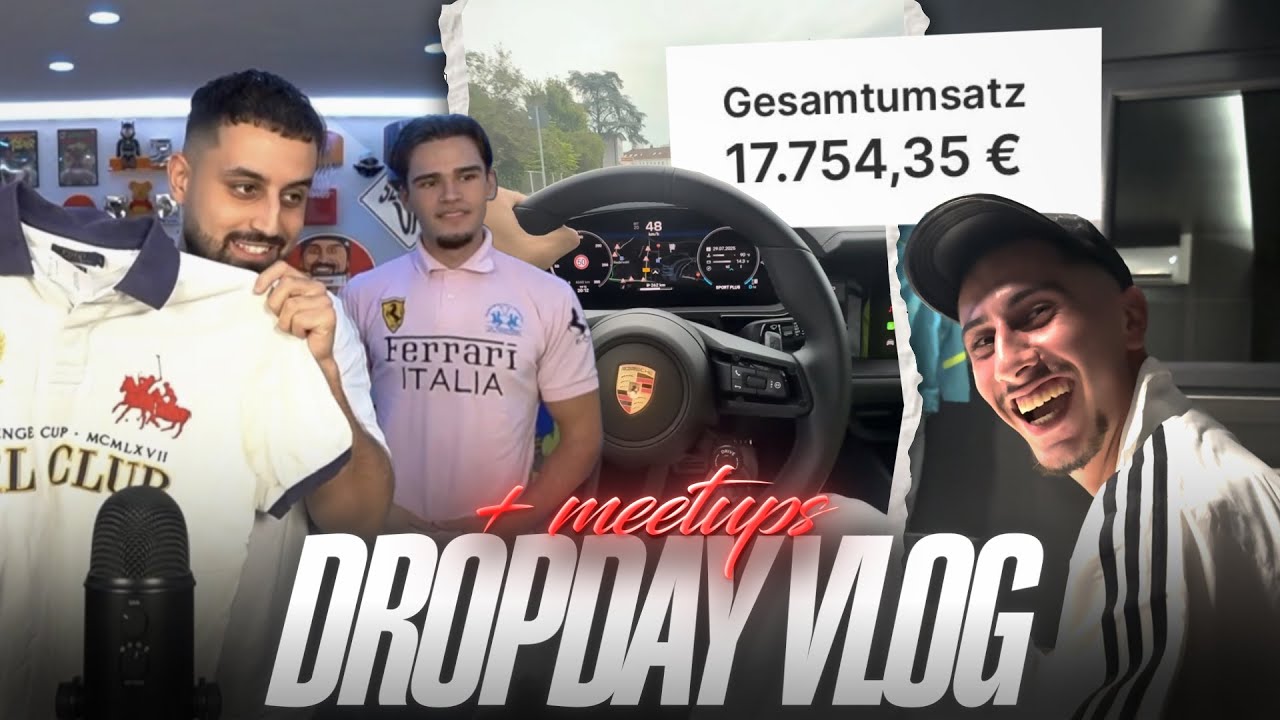 Rapper mit Trackies ausstatten & Boxautomat Action in Frankfurt!