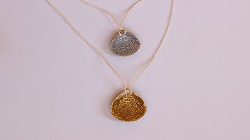 How To Create Glamorous Glitter Shell Necklaces - DIY Style Tutorial - Guidecentral