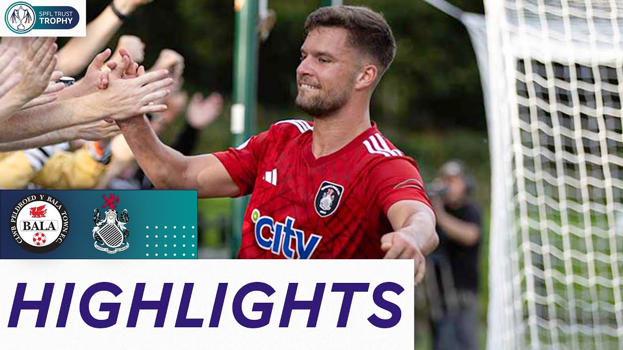 Bala Town 0-3 Queen's Park | Queen's Park Cruise To Comfortable Win | SPFL Trust Trophy Highlights