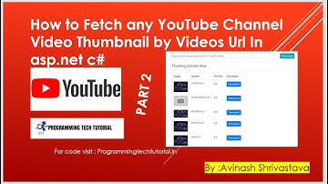 how to download  YouTube Video Thumbnail in asp.net c# #part2
