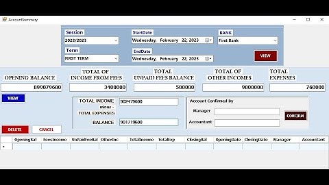 School Accounting Software