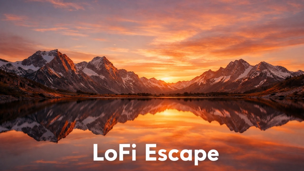 Alpine Sunset LoFi 🌄 Calm Mountain Beats for Study, Focus & Deep Relaxation