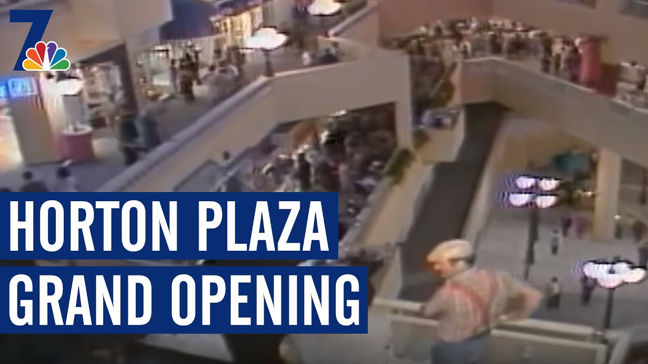 Horton Plaza Grand Opening (1985) NBC 7 San Diego YouTube