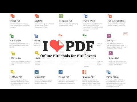 I Love Pdf || Merge Pdf File || Split Pdf File || Convert Pdf File To Other Formate