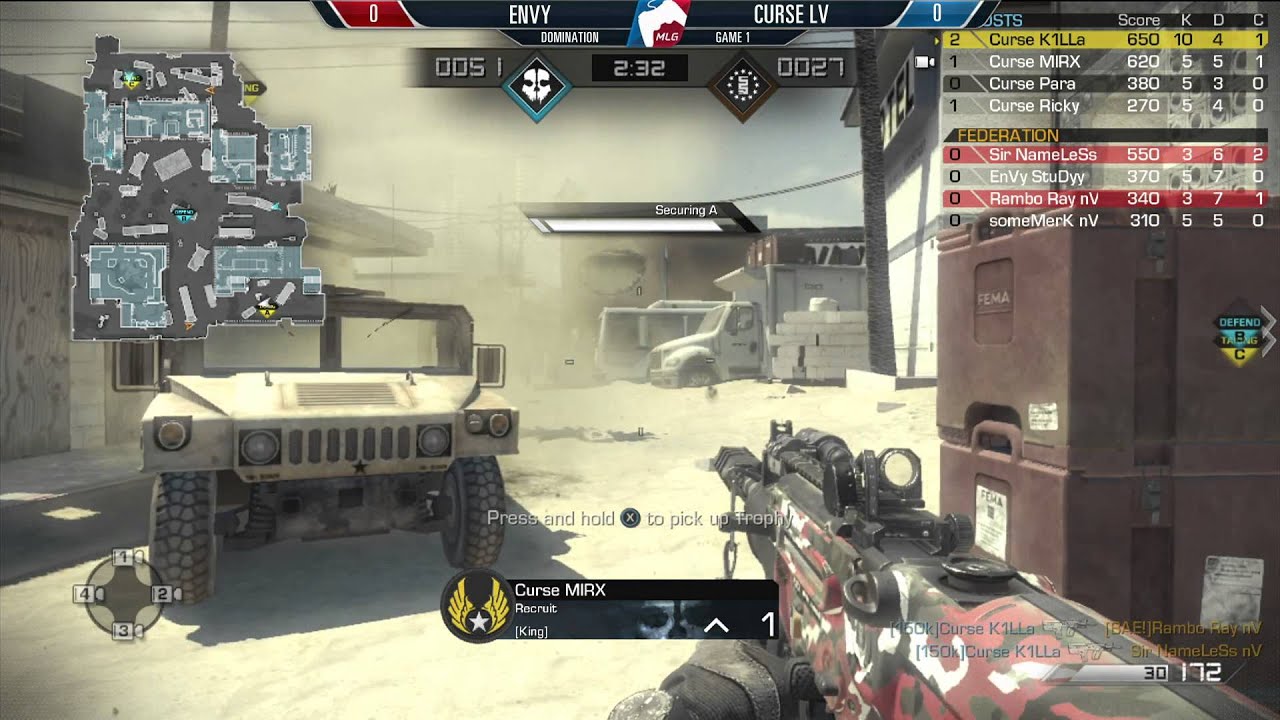 Game 1 - Curse LV vs EnvyUS - Finals - MLG Winter Invitational
