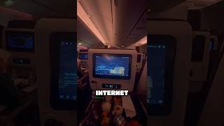 Qatar Airways JFK to Doha: Starlink In-Flight WiFi Speed Test #travel #flight #wifi