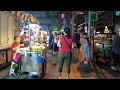 4K Thailand Travel 🇹🇭 Bangkok Pratunam Shopping Street Night Walk