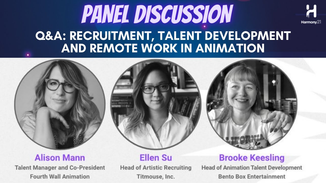 Panel Q&A: Recruitment, Talent Development and Remote Work in Animation -  YouTube