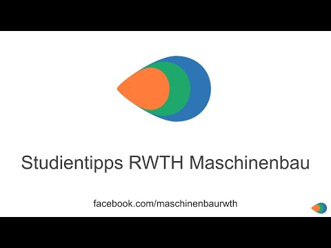 Anmeldung Masterarbeit an der RWTH Aachen im Wirt.-Ing. Maschinenbau - extern