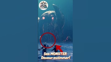 Terrifying Encounter: Sea Creature Devours Swimmer Alive! 2024 #amazing #movie