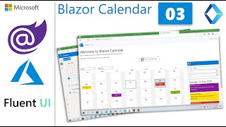 03 - Design the App UI with HTML, CSS and Fluent UI [Part 1] | Blazor WASM Outlook Calendar Full App