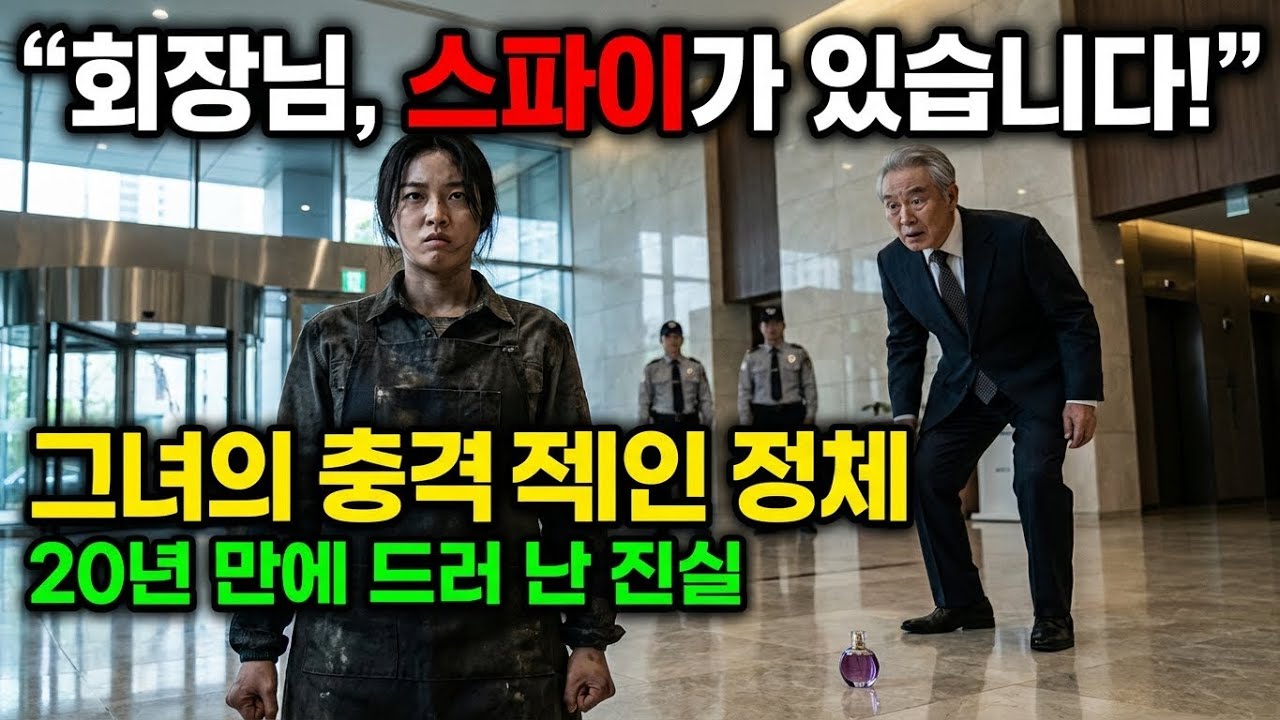 회장님 발밑에 향수병을 던진 17세 소녀. "연구실에 스파이가 있습니다" 그녀의 정체를 확인한 회장은 경악을 금치 못하는데...